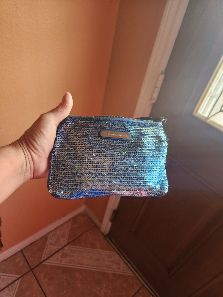 Blue Mk Wristlet Wallet 