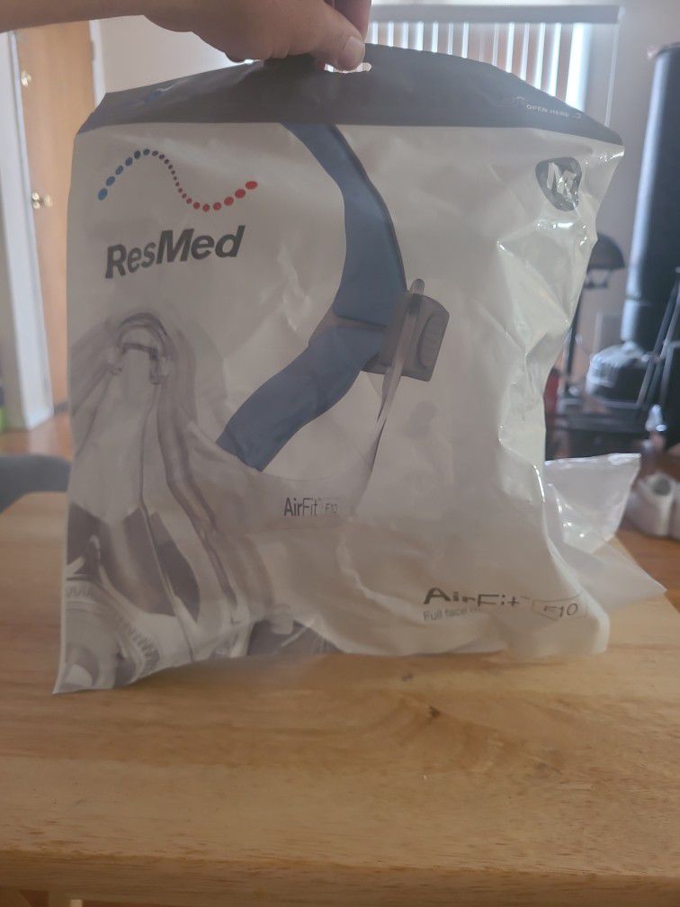 Resmed Airfit F10 Medium Full Face Mask With HEADGEAR, And Additional Medium Mask