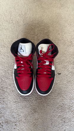 Red, Black, White Retro Jordan 1s