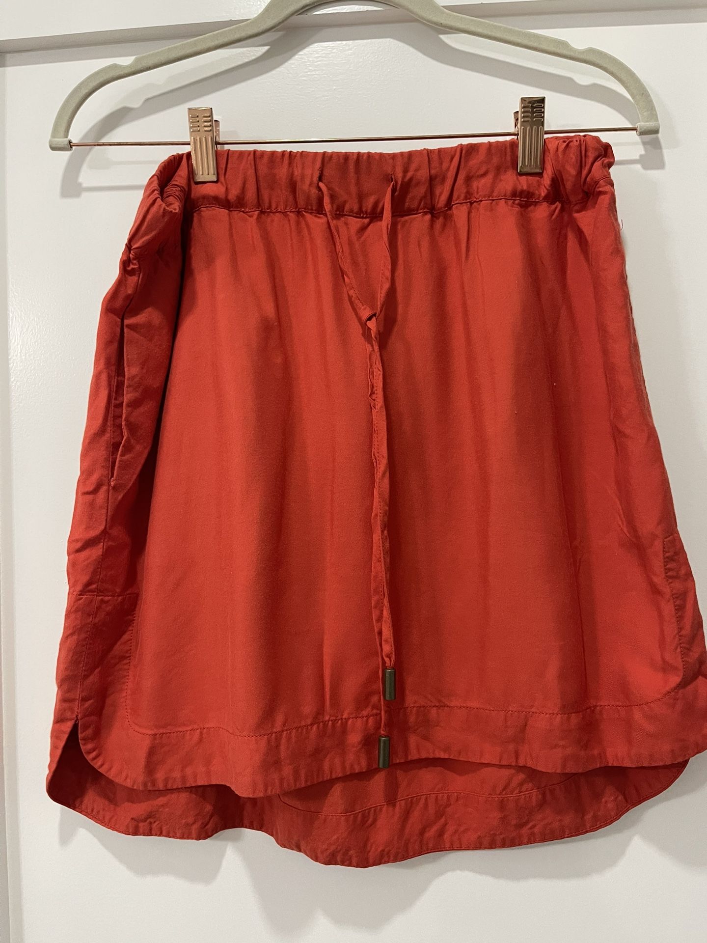 Women’s Banana Republic Orange Draw String Skirt Size S