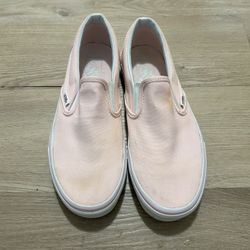 Vans Light Pink Slip On Women Sneaker 