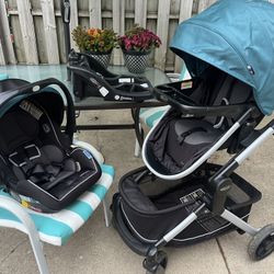 Graco Modes Nest Stroller Car seat Car base Bassinet 