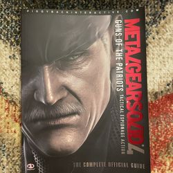 Metal Gear Solid 4 And 5 Strategy Guide Guides PS3 PS4 PlayStation