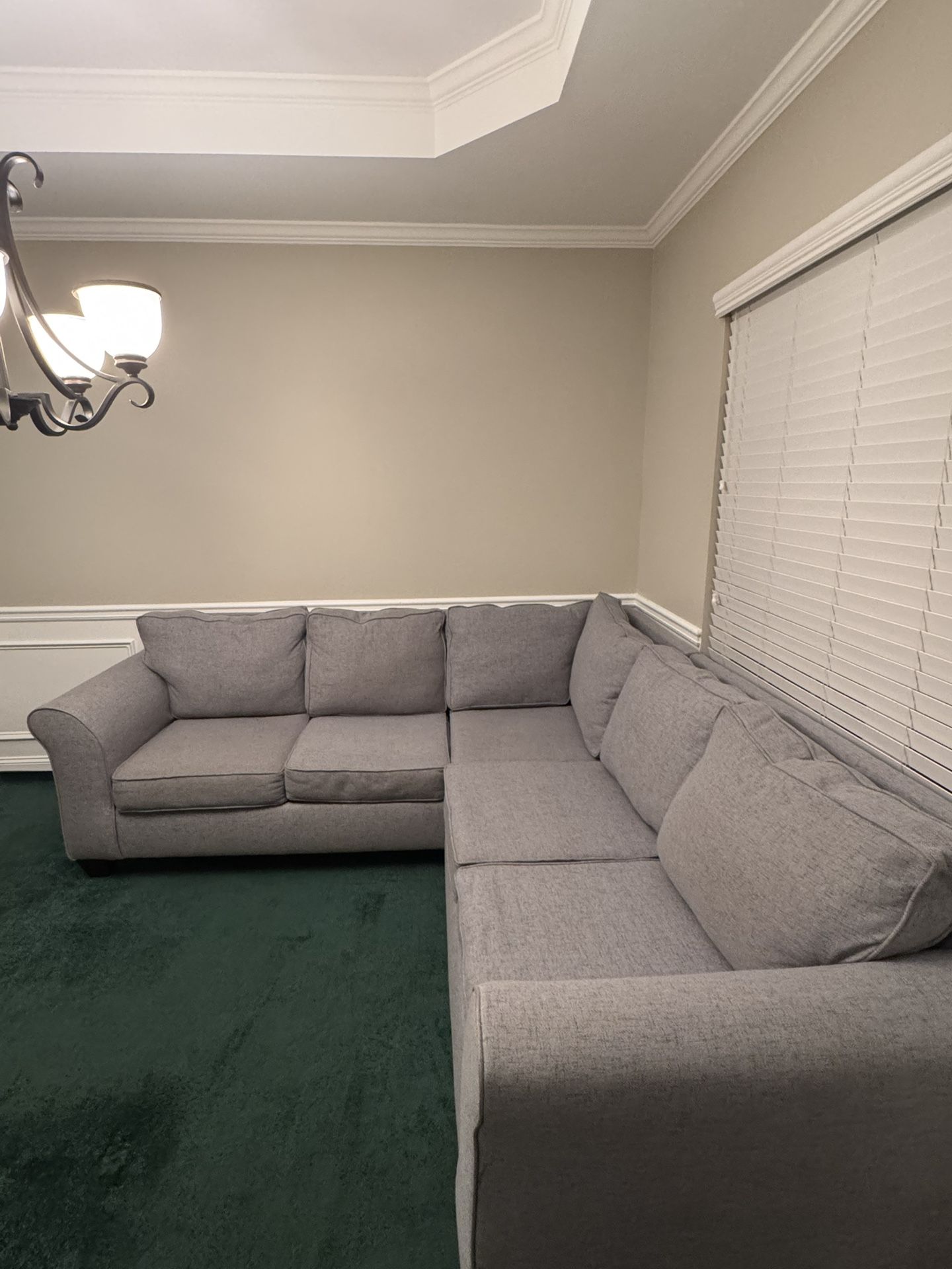 Like New Grey Sectional