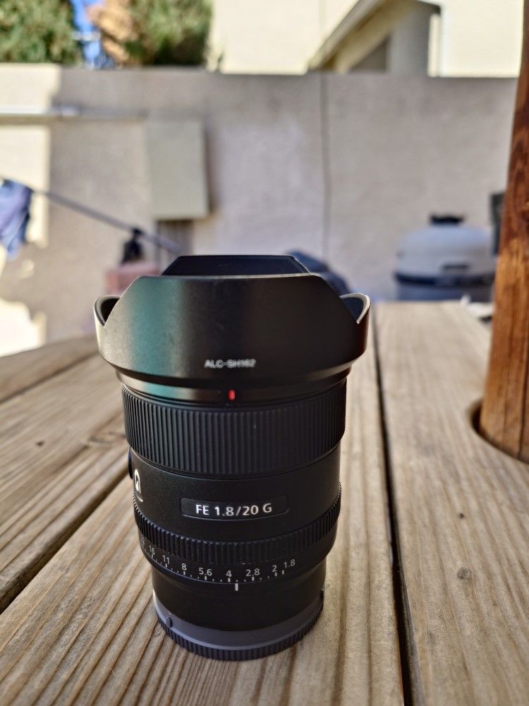 Sony 20mm F1.8 prime Lens