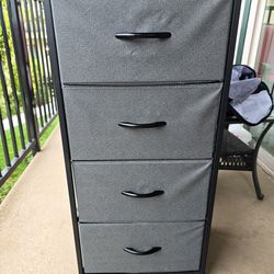 Dresser Storage Tower, 4 Drawers Fabric Organizer Unit