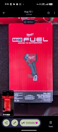 Milwaukee M18 1/4" Hex Impact Driver