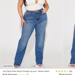 Straight Leg Jeans