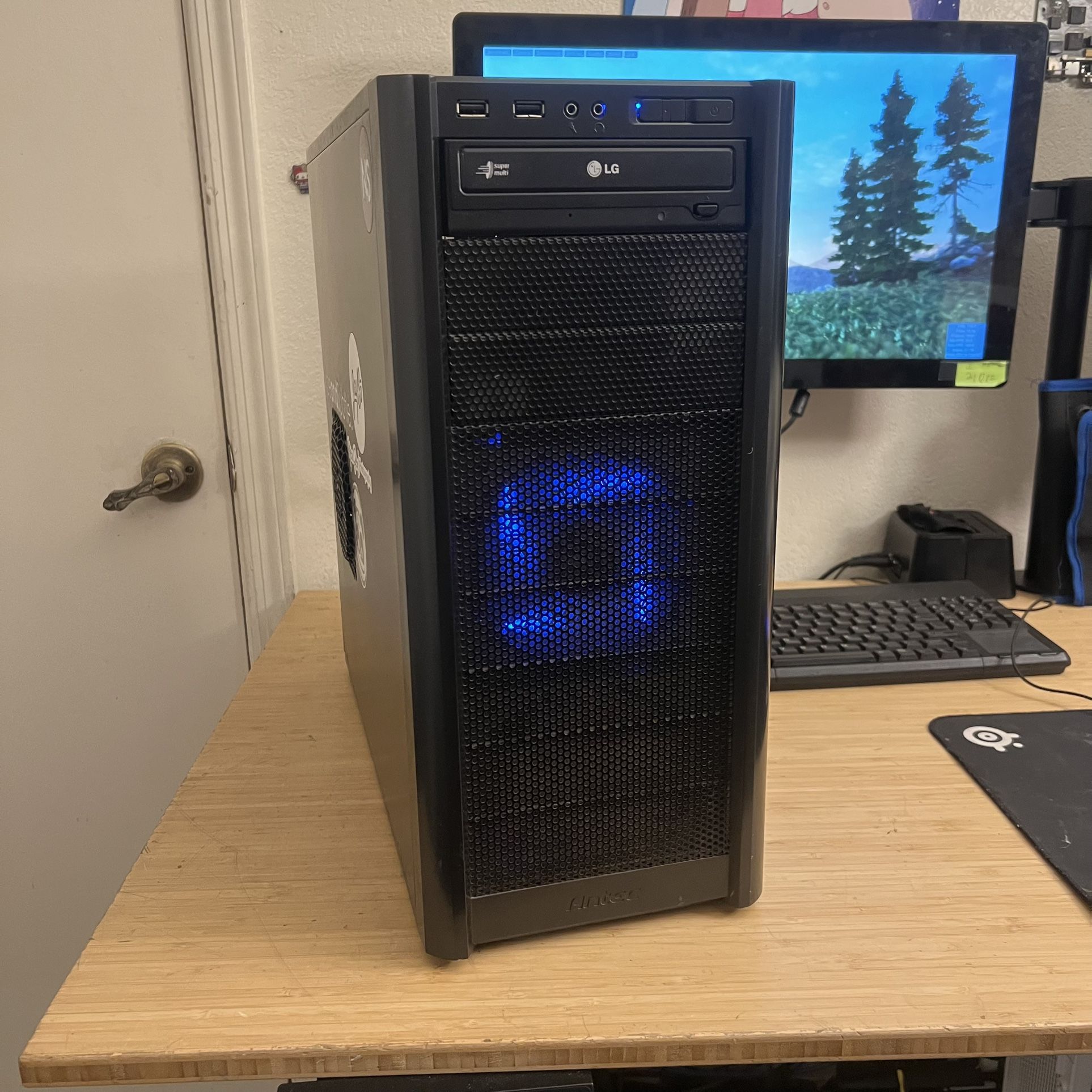 FAST Custom Built Gaming PC / Intel Core i7 CPU / 16GB RAM / GeForce GTX 1060 3GB GPU / 240GB SSD + 500GB HDD / Windows 11 Pro