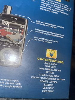 XMp3i Portable Satellite Radio & MP3 Player + Home Kit - Sirius XM XPMP. Brand New · Sirius. $450.00