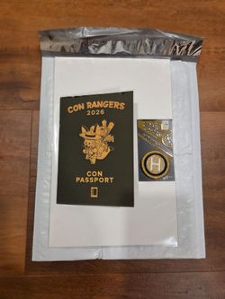 SDCC Exclusive 2026 Con Rangers Got Into Hall H Variant Patch & Passport Book