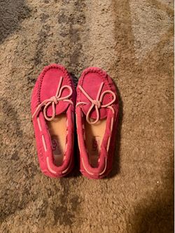 UGG Light Pink and Rose Kids Slippers