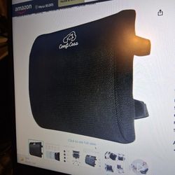 Memory Foam Lumbar Support Cushion, NEW