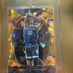 Prizm Select Ja Morant GOLD CRACKED ICE 7/10 