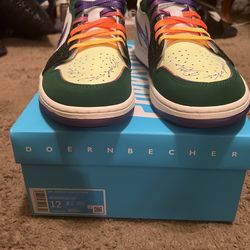 Jordan Retro 1 Low OG Doernbecher 2023 Sz 12
