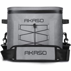 AKASO Backpack Cooler Insulated 20L Waterproof, Keeps Cool&Warm 72 Hours with 5 Layers Insulation Leakproof System, Soft Cooler Bag 