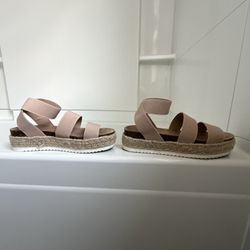 CUSHIONAIRE Mandy Strappy Platform Wedge Sandals with Arch Support