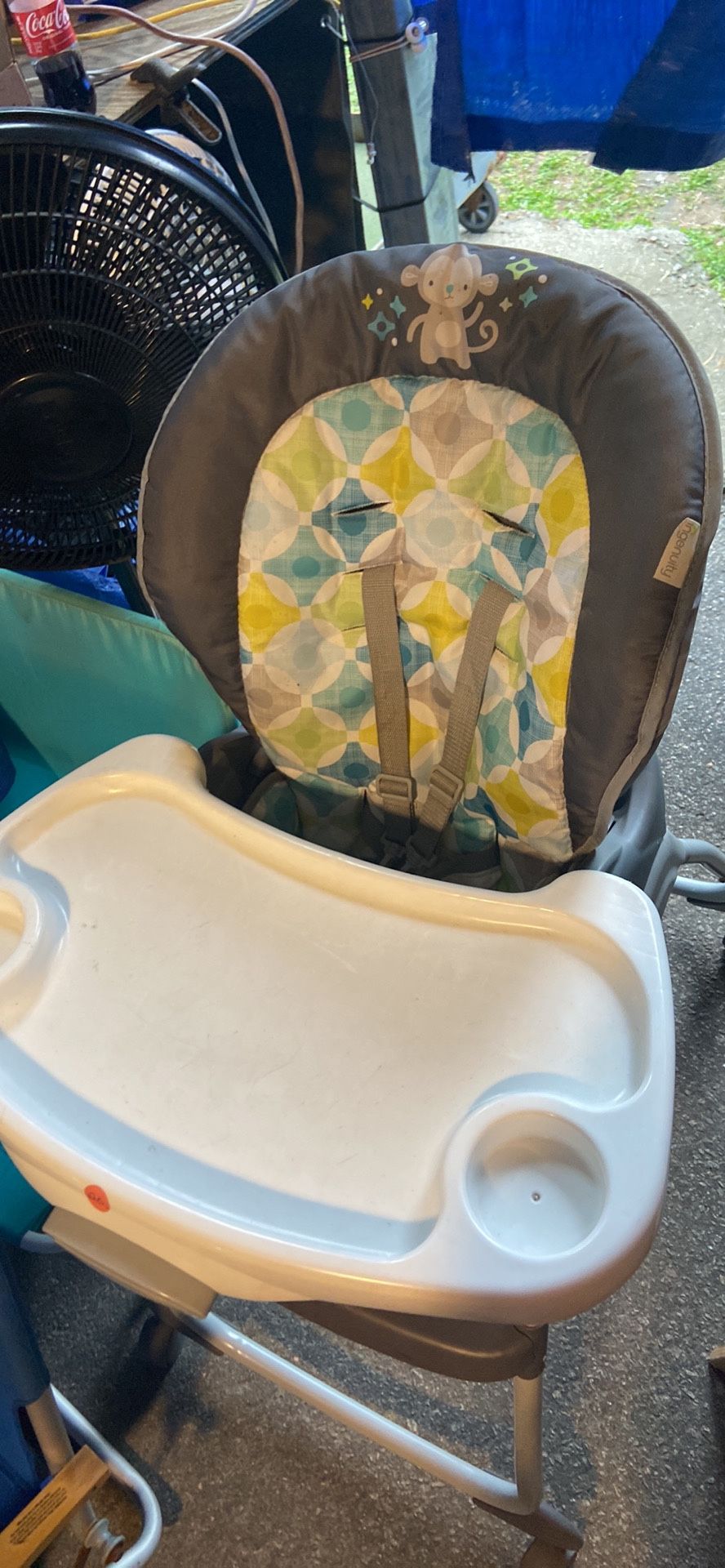 2 In One High Chair And Booster Chair