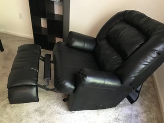 Black Leather recliner