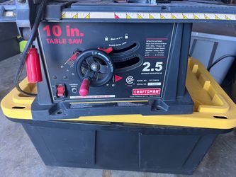 Craftsman 10” Table Saw – 2.5 HP – Model 137.218010