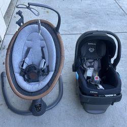 Maxi Cosi Swing & Uppababy Carseat 