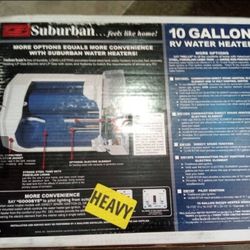 Suburban 10 Gallon RV Water Heater