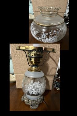 Vintage Hurricane Lamp (1971)