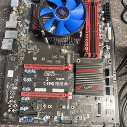New Motherboard  Plus I7 CPU 3.7 GHz 