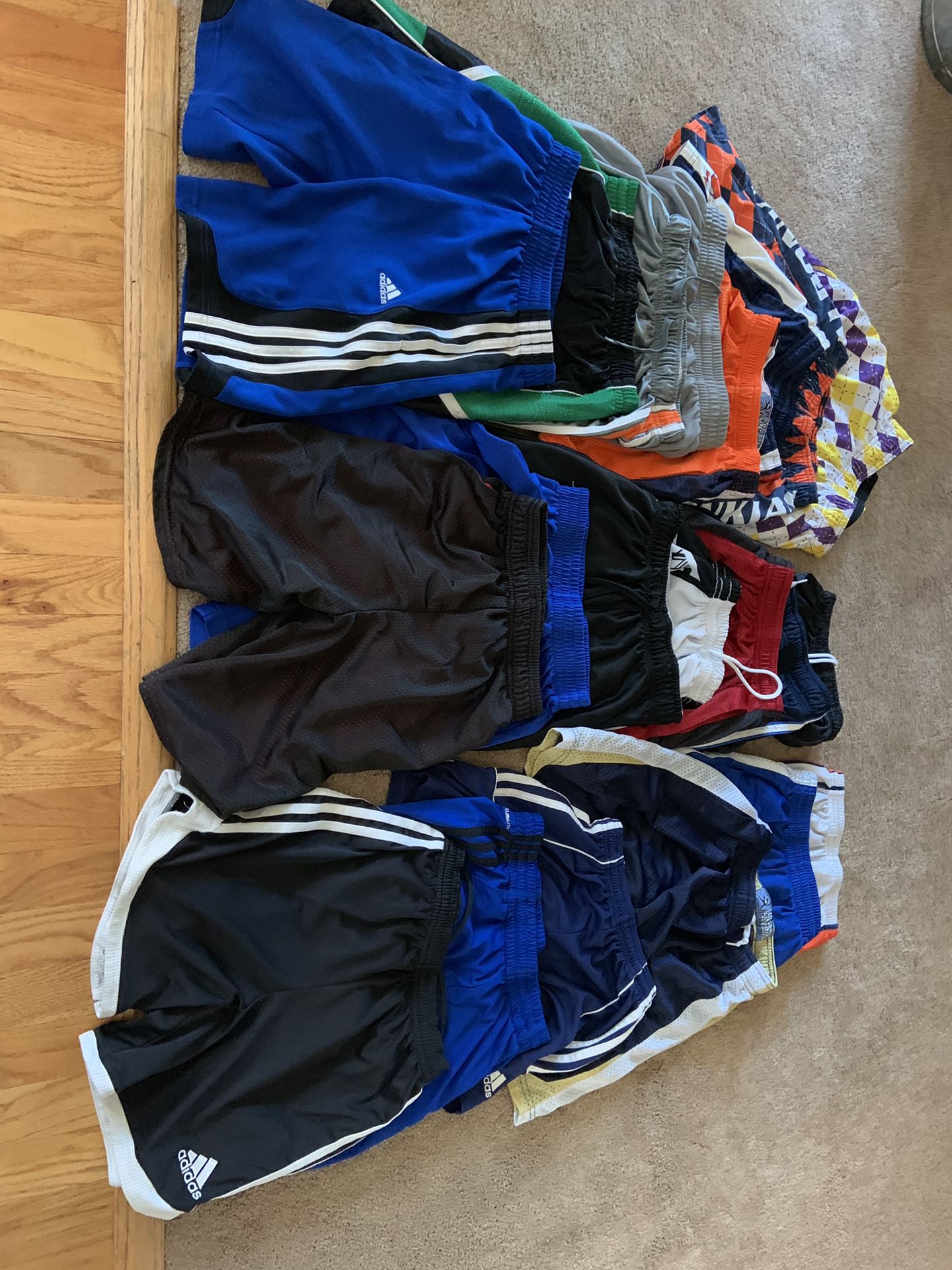 Adidas and other various boy shorts size 10/12
