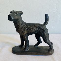 Amazing Antique Cast-Iron Fox Terrier - Great Quality and Details 5"