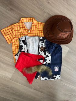 Kids Woody Cowboy Costume Set