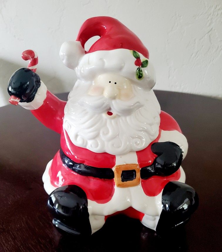 Santa Clause Ceramic Cookie Jar