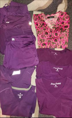 Women's scrubs- all sold as together for $10- See Description for Sizes