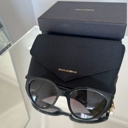 Dolce And Gabbana Cat Eye Sunglasses 