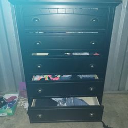 Tall 5 Drawer Dresser, Nightstand, TV Stand 