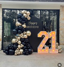 Birthday decorating