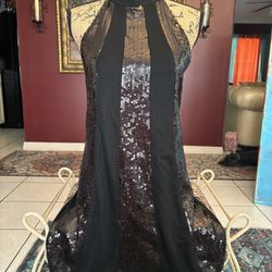 Sexy Black Mini Dress Size Fits Small ❤️❤️