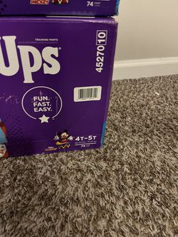 Huggies pull-ups plus 4t-5t 148 count (2 boxes of 74) for Sale in Durham,  NC - OfferUp