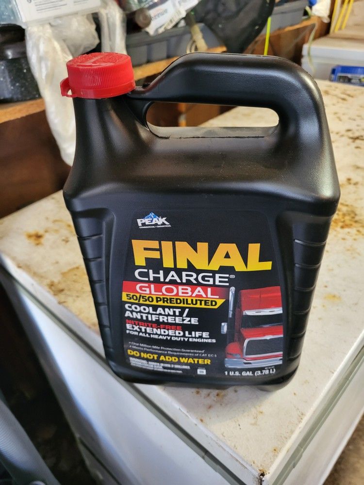 Final Charge Coolant Antifreeze Four Bolttles