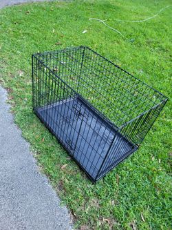 METAL  DOG CAGE 36 " 🐕 
Double Doors