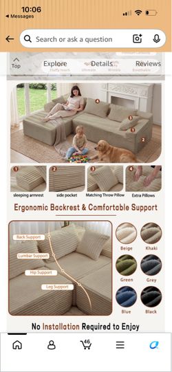 Boneless Couch