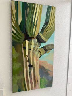 Cactus painting by Goldberg
