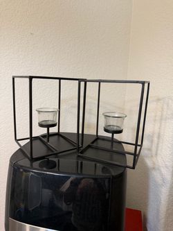 2 candle holders
