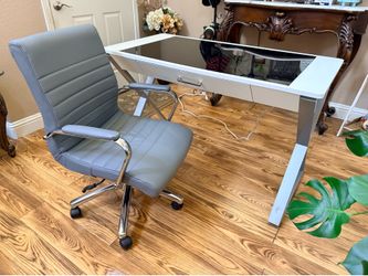 Desk and chair