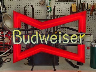 Vintage Budweiser Neon Sign