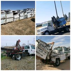 Ram 5500 dump Bins dumpster for sale Rolloff