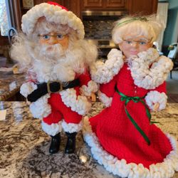 Vintage Mr And Mrs Clause