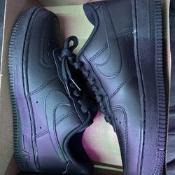Black Air Force 1 Nike Airforces One With Box