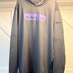 Baltimore Ravens Hoodie New XXL Dri Fit