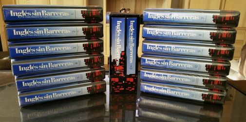 Ingles Sin Barreras 1-12 Complete VHS CASSETTE